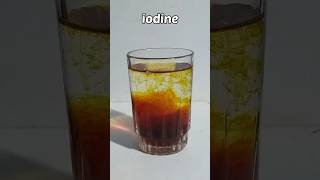 Iodine Vs Hydrogen peroxide Experiment 🤯 experiment [upl. by Xantha]