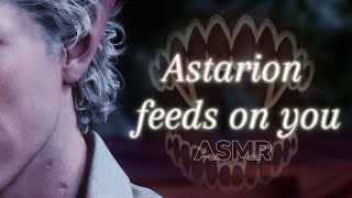 【ASMR】 Astarion feeds on you ♡ Vampire feeding Breathing Gulping sounds Headpats ♡ [upl. by Enaled]