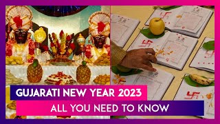 Gujarati New Year 2023 Date Significance Vikram Samvat 2080 Start Date amp All About Bestu Varas [upl. by Ynohtnael]