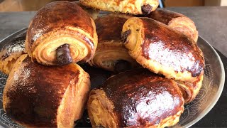 Pain au chocolat 🥐maison sans feuille la recette la plus simplifié facile et rapide💯✅ [upl. by Amyaj354]