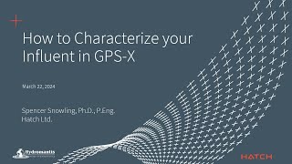 How to Characterize your Influent in GPSX [upl. by Aropizt603]