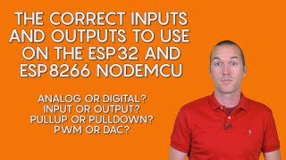 The best input and output pins on the NodeMCU ESP32 and ESP8266 [upl. by Julian]