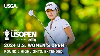 2024 US Womens Open Highlights Round 2 Extended Action [upl. by Allak]