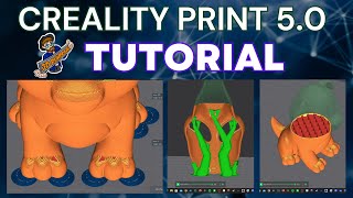 Creality Print 50 Slicer Tutorial There is a higher quality upload of this video Link in DESC [upl. by Kinata]