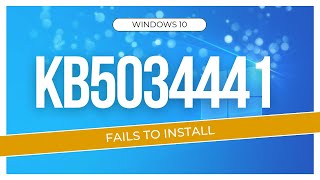 How to fix Windows 10 KB5034441 Fails to Install  Causes Major Issues [upl. by Aklog918]