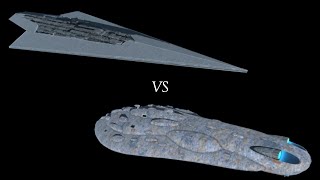 Executor Super Star Destroyer VS Viscount Star Defender Star Wars Empire at War Thrawn’s Revenge [upl. by Matthew]