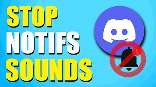 How To Stop Discord Notification Sound On PC Quick Guide [upl. by Anaujahs]