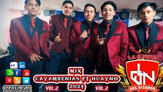 Mix Cayambeñas ft huaynos en vivo chinibamba 2024 [upl. by Monteria850]