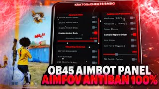 😱 FREE FIRE OB45 PANEL PC AIMBOT 🎯 AIMFOV 🔥 SNIPER  NO RECOIL  ANTIBAN 💯  KRATOSxCHEATS BASIC 👺 [upl. by Nic]