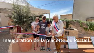 Inauguration de la Placette du Portail [upl. by Hcnarb]