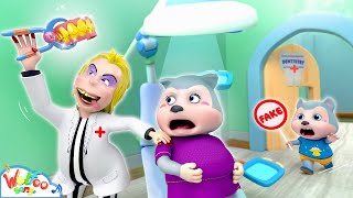 Pregnant Mom Has a Toothache 🤰 Fake Dentist  Top Stranger Danger Song  Wolfoo Kids Songs [upl. by Nevarc]