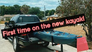 First Trip On My New Lifetime Tenton Pro 116 Fishing Kayak • KrankMyBait [upl. by Murray793]