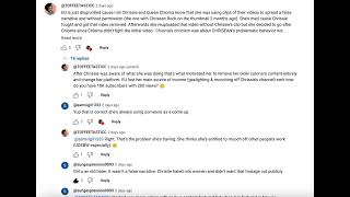 Comment Foolery Exposed Chrissie Follower ADMITS she Hid her Content Because of US [upl. by Eilrebmik929]