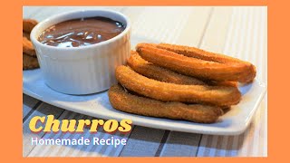 Easy homemade churros amp chocolate dip [upl. by Pliner457]