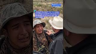 Texas sheriff rescues migrant after smugglers abandon him [upl. by Marba]