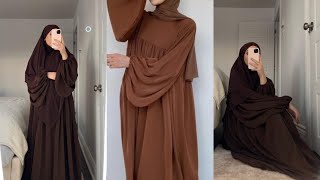 New trendy Abaya cutting and stitching step by step very easy method [upl. by Seavir]