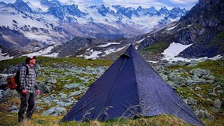 Solo Hiking Transfagarasan  Bâlea Lake  Camping  Cooking [upl. by Arnie]