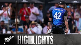 McCullums Last ODI Thrilling Trophy Decider  HIGHLIGHTS  BLACKCAPS v Australia  3rd ODI 2016 [upl. by Steddman737]