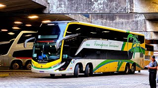 BOMBOU Ônibus Bonitos na Rodoviária de BH Réveillon 20232024 [upl. by Aicala81]