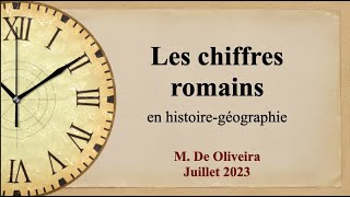 Les chiffres romains en histoire géographie [upl. by Nytsud]