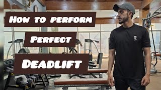 How to Perform Perfect DEADLIFT UrduHindi [upl. by Aicitel]