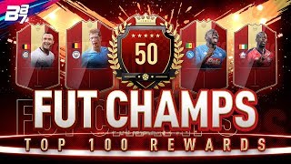 TOP 100 FUT CHAMPIONS REWARDS RED IF PLAYER PICKS  FIFA 19 ULTIMATE TEAM [upl. by Wehtam]