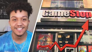 GameStop Stock College Student Bought for 180 Now Worth 1600 [upl. by Ahsienom]