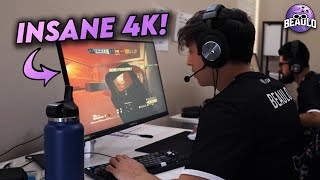 Going CRAZY in PRO LEAGUE w Voice Comms  Rainbow Six Siege BeauLog 5 4K [upl. by Korman932]