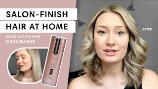 ShoulderLength Curls  Wylera Hair Dreamwave  Han Lowrie Reviews The Revolutionary Wireless Curler [upl. by Suqram909]