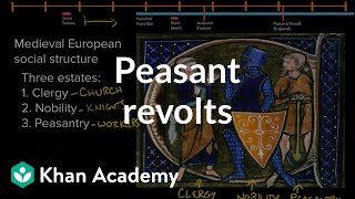 Peasant Revolts  World History  Khan Academy [upl. by Claybourne598]