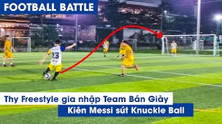 THY FREESTYLE đá bóng 7vs7 cùng VINH RÂU chuyên bán giày đá banh [upl. by Macnair]