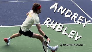 Andrey Rublev best tennis and incredible energy court level practice 2022 [upl. by Dyol]