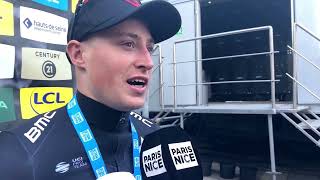 Arvid de Kleijn  Interview at the finish  Stage 2  ParisNice 2024 [upl. by Lenno]