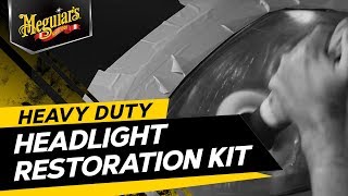 Meguiar’s Heavy Duty Headlight Restoration Kit  For Superior Headlight Cleaning [upl. by Akinod]