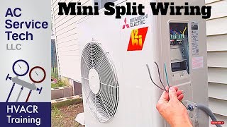 Wiring a Mini Split System Step by Step [upl. by Kaylyn593]