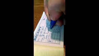 How To Fill Out Receipts For Customers by Hand [upl. by Ermentrude]