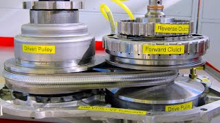 Continuously Variable Transaxle CVT Operation [upl. by Leelah]