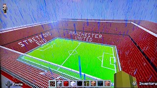 ASMR Minecraft Welcome to Old Trafford [upl. by Nilrev249]