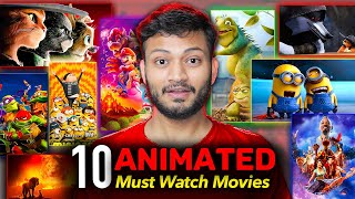 Top 10 Oscar Winning Animated Movies in 2024  Animated Movies  vkexplain [upl. by Enyawad]