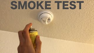 Testing Home Smoke Alarms with Smoke [upl. by Manlove]