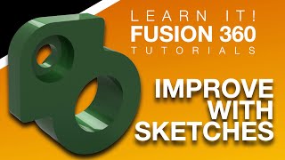 Fusion 360 for Beginners  Lesson 8  Sketching Tutorial 2023 [upl. by Lyle651]