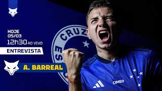 🦊🎙ENTREVISTA  ÁLVARO BARREAL  AO VIVO NO CRUZEIRO [upl. by Redman465]