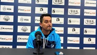 Rueda de prensa Baloncesto Fuenlabrada VS La Salud Archena  Pedro Hermógenes [upl. by Dranyam889]