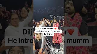 Diljit’s Mother  He introduced in his mumm first time shortvideo diljitdosanjh [upl. by Cassiani]