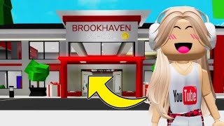 THE NEW GIRL IS A FAMOUS YOUTUBER Brookhaven Roleplay giveaway [upl. by Quenby]