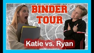 SCHOOL BINDER 📔 TOUR  WHICH BINDERS BETTER  Flippin Katie [upl. by Riane]