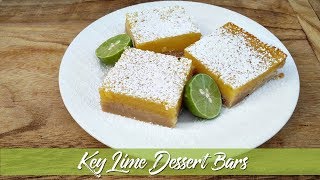 Key Lime Dessert Bars  Tart and Sweet Treat [upl. by Dnaltiak]