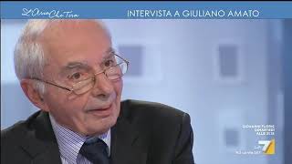 Giuliano Amato contro i 5 Stelle quotQuelli che hanno teorizzato luno vale uno ora sono élite [upl. by Erde]