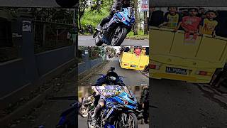 Zx25R GEBER² AUTO J4DI PUS4T PERHATIAN  BOCIL² PADA TERIAK2 shortvideo viralvideo motovlog [upl. by Emaj456]