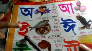 Lets Learn the Bangla Bornamala  Preschool LearningWith Baby [upl. by Sela]